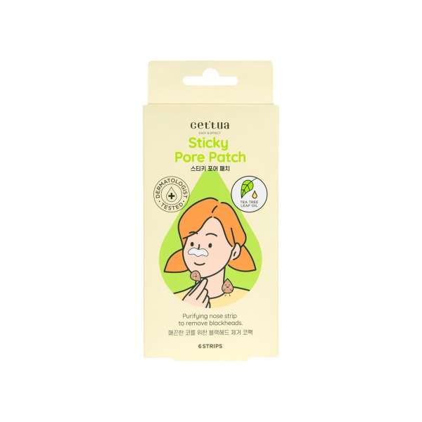 Патчи для носа 6strips Sticky Pore Patch Cettua 