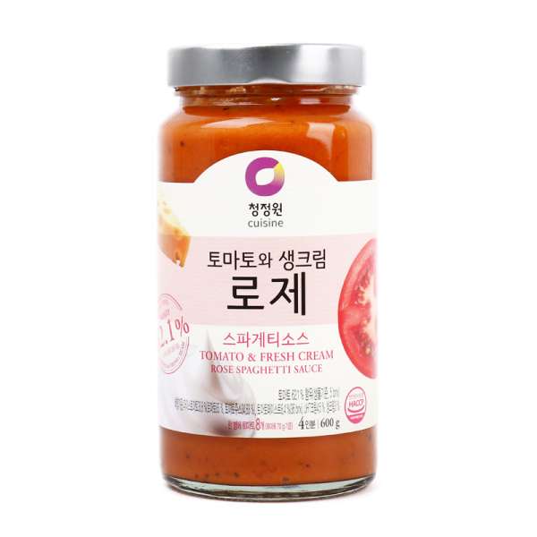 Томатный соус для пасты Chung Jung One Rose спагетти соус Tomato&Fresh Cream Rose 600g Daesang