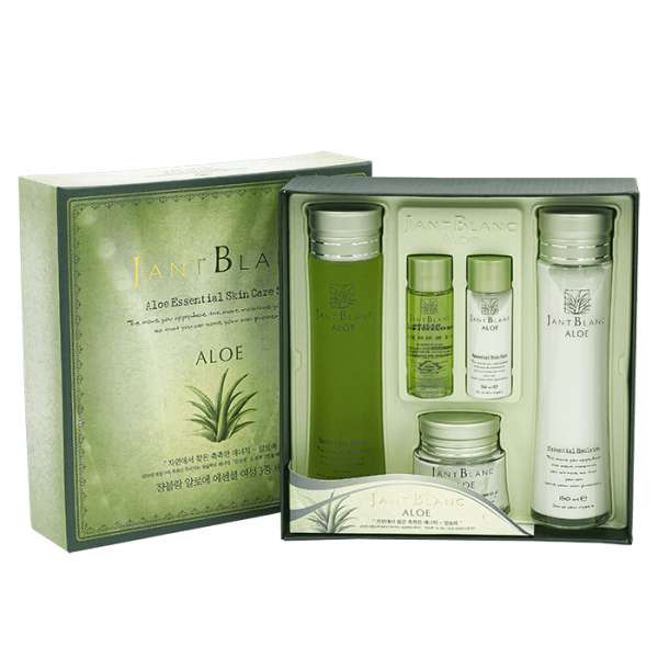 Набор для лица с алоэ вера Aloe Essential Skin Care Set Jant Blanc