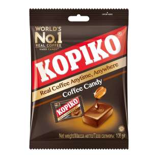 Кофейные леденцы Копи сатанг Coffee candy 150g KOPIKO 