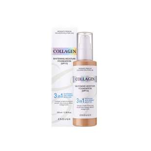 Тональный крем Collagen Whitening 3 in 1 Moisture Foundation 100ml Enough