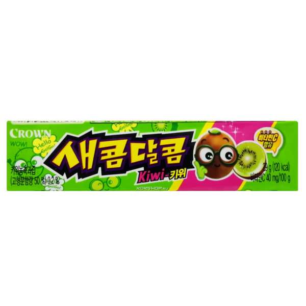 Конфеты жевательные Киви (Секом дальком киви) Chewing Soft Candy Kiwi 29g Crown