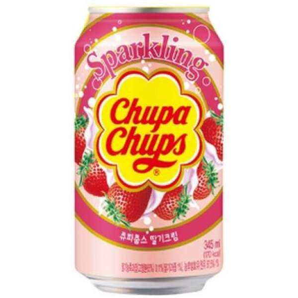 Напиток чупа чупс клубника (чупа чупс тальги в толстой ж/б) Chupa Chups Drink 345ml Namyang