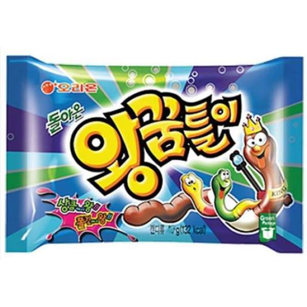 Мармелад Червячки (Кумтри) Jelly Chewy Fruit Gummy Worms 67g Orion 