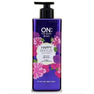 Парфюмированный гель для душа  Perfume Happy Breeze Body Wash 500ml On The Body