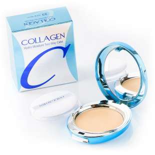 Увлажняющая пудра с коллагеном Collagen Hydro Moisture Two Way Cake 26g Enough