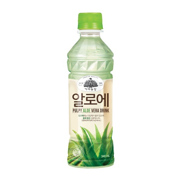 Напиток Алоэ с мякотью (алоэ напиток) Pulpy Aloe Vera Drink 340ml Gaya Farm