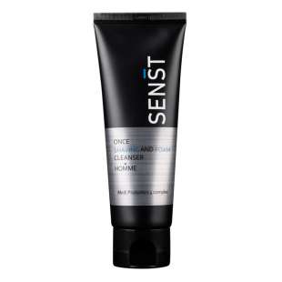 MEDI FLOWER Senst Once Shaving & Foam Cleanser Homme. Мужская пенка для бритья и умывания 