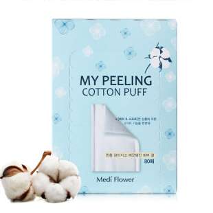 Ватные диски двухсторонние My Peeling Cotton Puff 80pcs Medi Flower