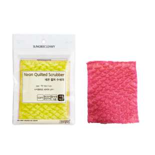 Скруббер для посуды Neon Quilted Scrubber Sungbo Cleamy