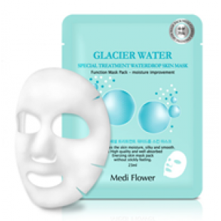 Тканевая маска ледниковая вода Special Treatment Bouncy Mask pack (Glacier Water) 23g Medi Flower