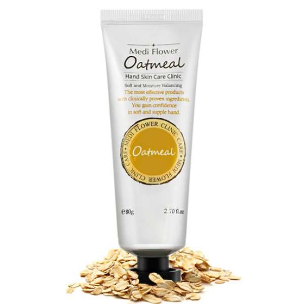 Крем для рук овсянка Oat Meal Hand Cream 80g Medi flower