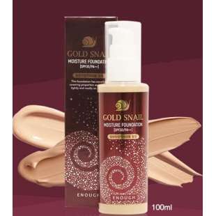 Тональный крем Gold Snail Moisture Foundation 100ml Enough