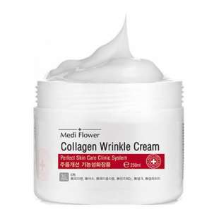 Крем для лица против морщин Collagen Wrinkle Cream 250ml Medi Flower