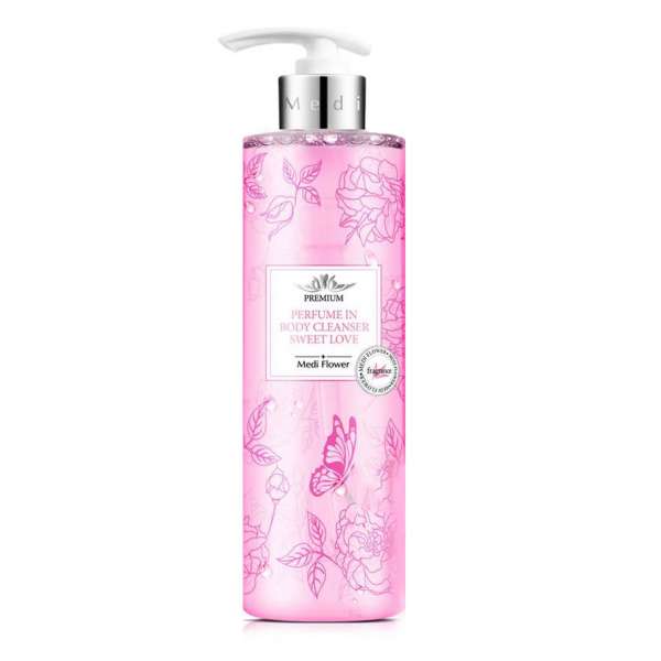 Парфюмированный гель для душа Perfume in Body Cleanser Sweet Love Medi Flower