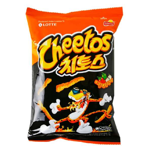 Снеки кукурузные Читос острые (Читос Мекомханмат) Cheetos Hot Snack 82g Lotte