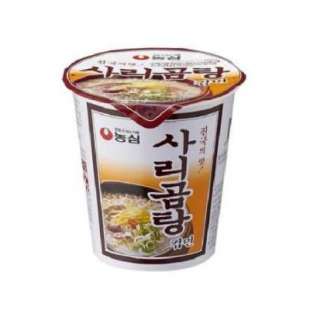 Лапша быстрого приготовления Сарикомтанг стакан (сарикомтанг стакан) Bowl Noodle Soup Sarigomtang 61g Nongshim