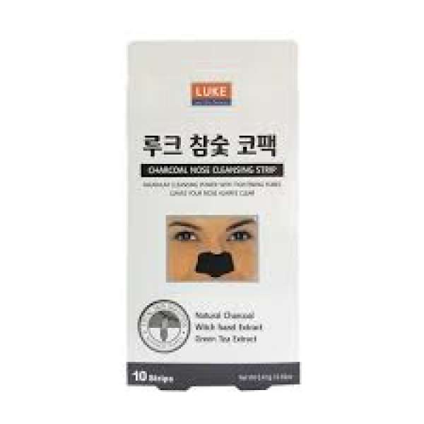 Патчи для носа Charcoal Nose Cleansing Strip 10pcs Luke