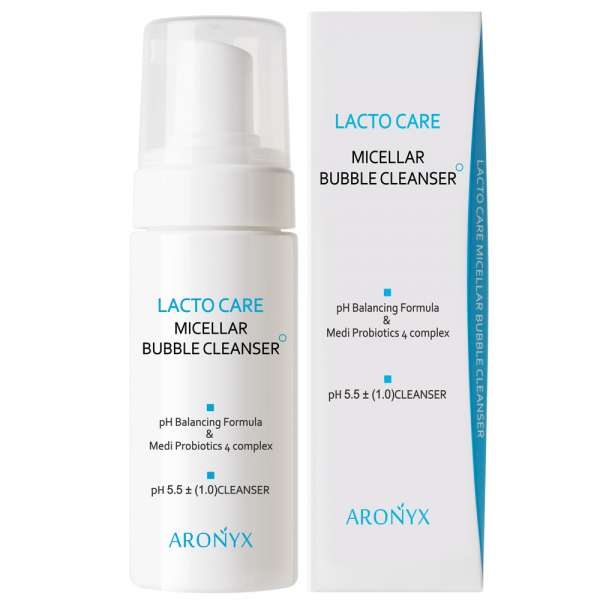 Мусс для умывания с пробиотиками Aronyx Lacto Care Micella Bubble Cleanser 150ml Medi Flower