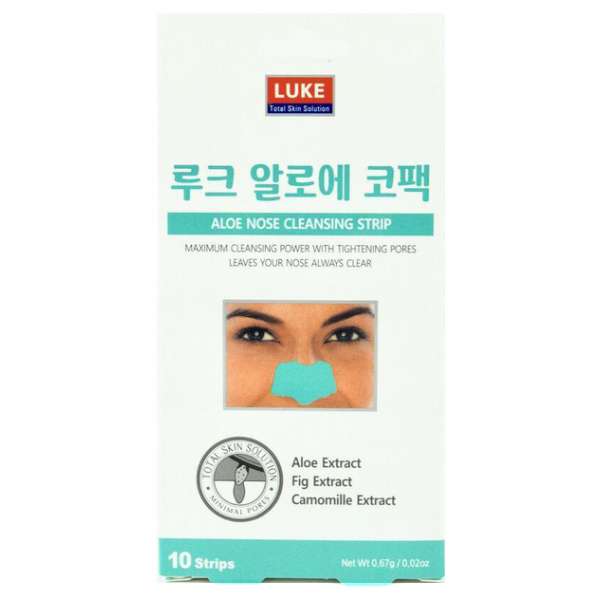 Патчи для носа Aloe Nose Cleansing Strip 10pcs Luke