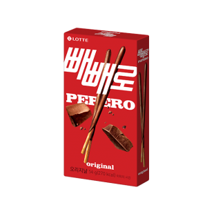 Печенье соломка с  шоколадом (Пеперо Чоко) Pepero Original 54g Lotte