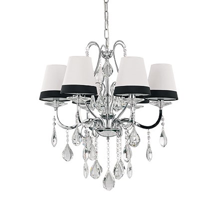 Product 12078 Черно белая люстра DOMUS Ideal Lux 093147 — изображение 1